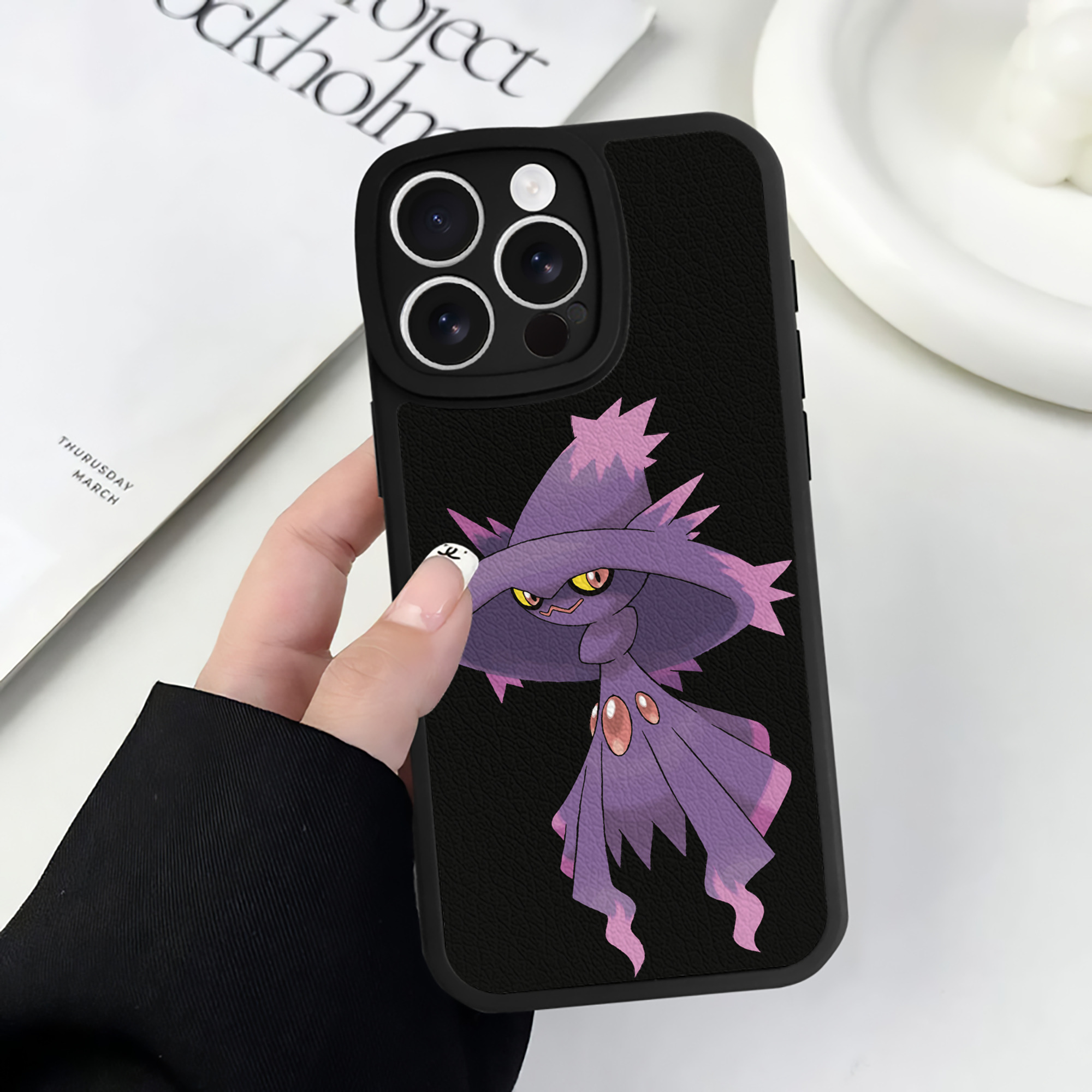 （画像用） ポケットモンスター Pokémon 【iPhone 16シリーズ対応】シリコンスマホケース（レザー調） 材質：シリコン